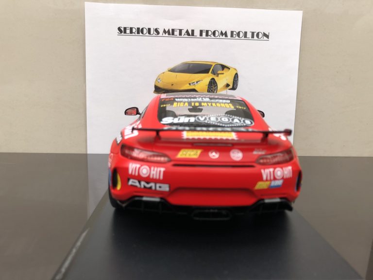 Mercedes AMG GT R Minichamps 1/18 – Gumball 3000 – Édition Limitée à 504 Pièces, Neuve