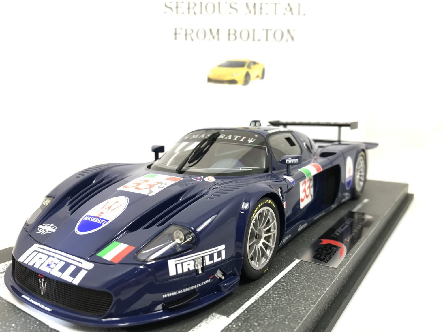 MASERATI MC12 N° 34 FIA GT IMOLA 2004 1/43 IXO IXO GTM021 : Voitures miniatures de collection de grandes marques