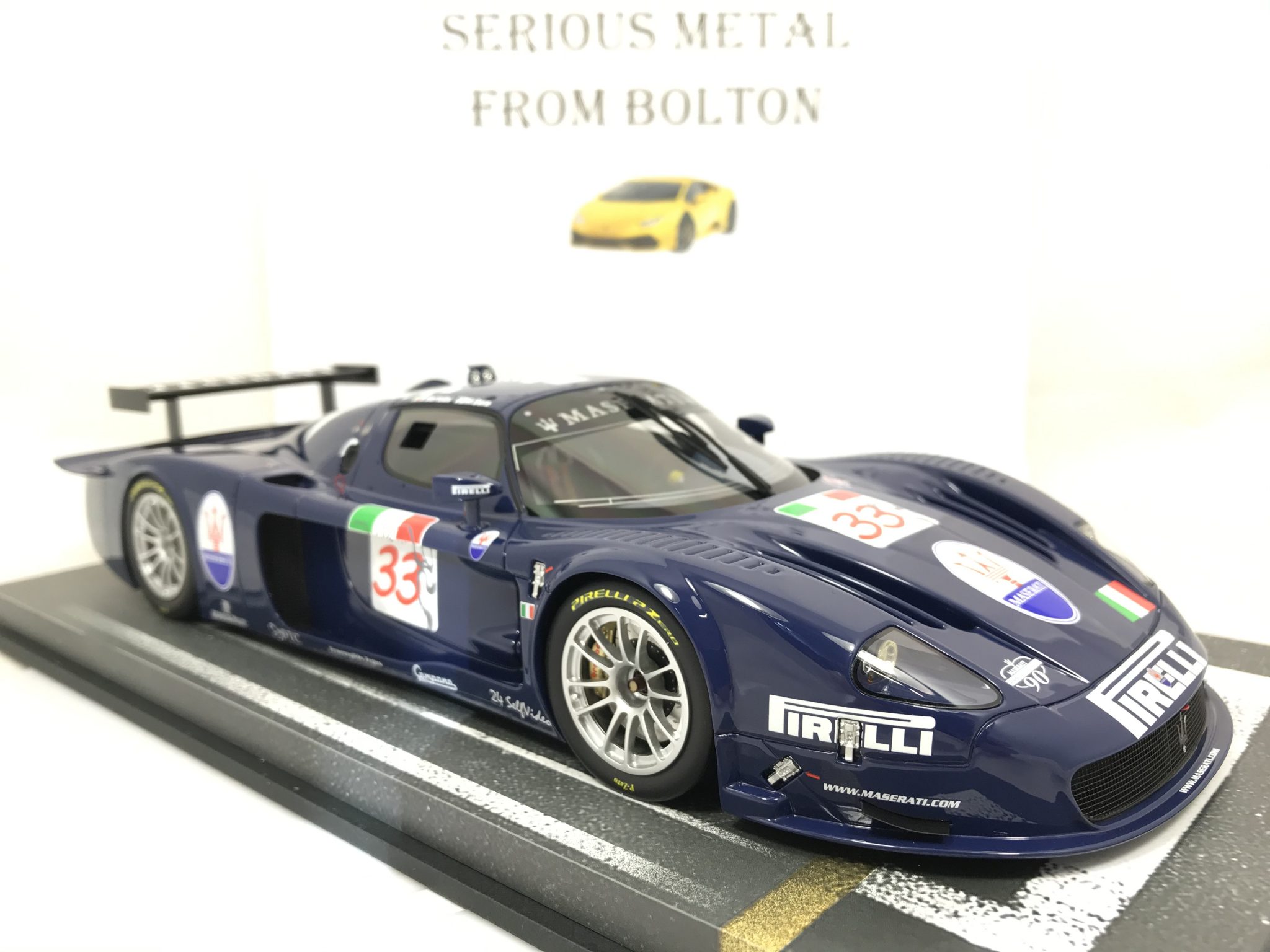 Ixo 1:43 Maserati MC12 #9 Sieger FIA GT Spa 2005 V de Poele, Bartels
