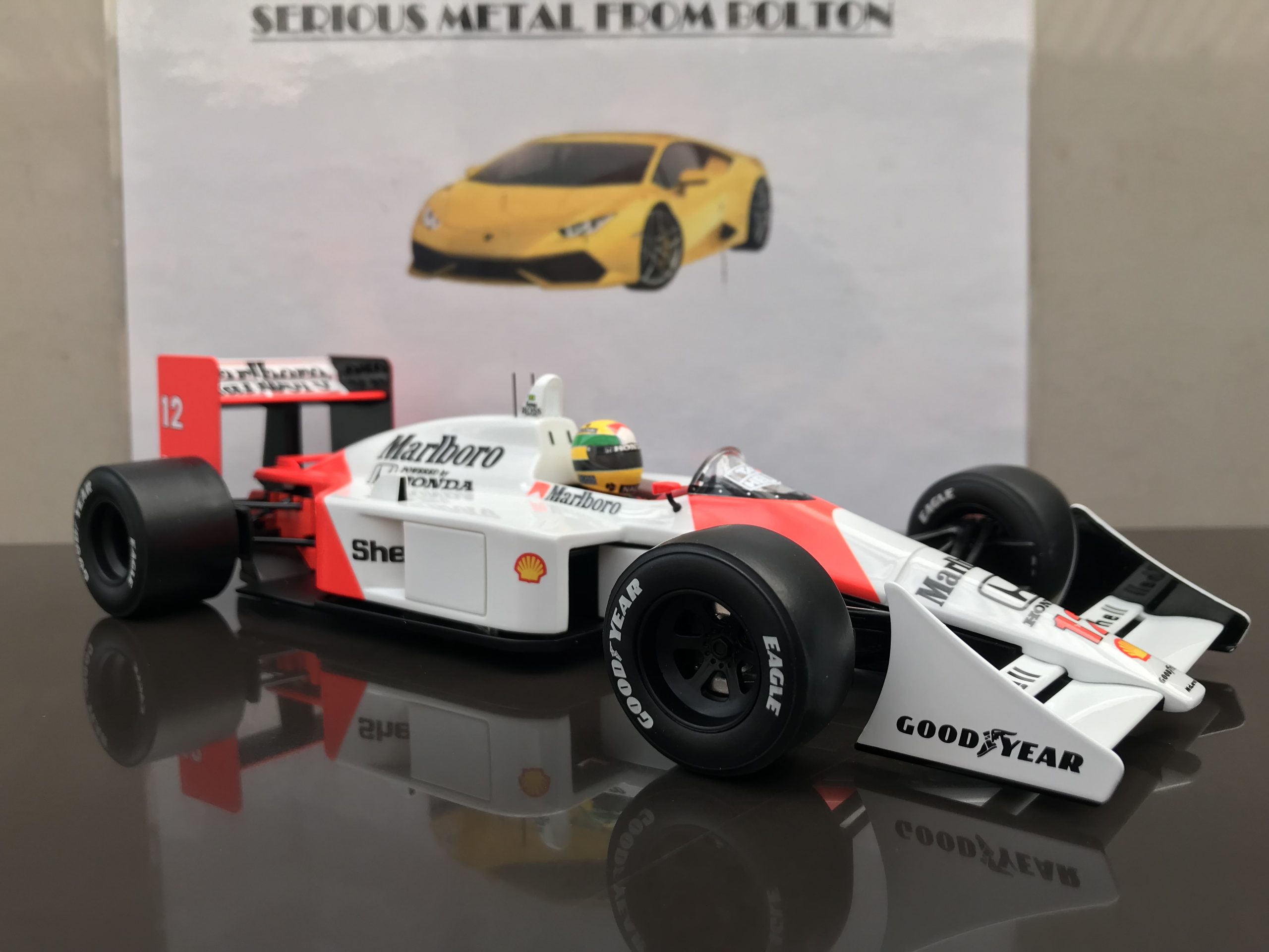 ミニカー Marlboro McLaren Peugeot MP 4/9 1/18 Amazon | 1/18 マクラーレン MP4/9 プジョー 1994 マルボロ ミカ