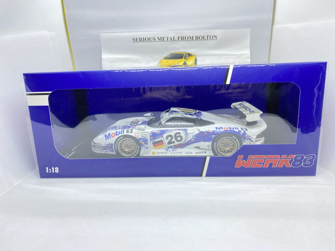 WERK 83 1/18 – PORSCHE 911 GT1 – Le Mans 1996 - Little Bolide