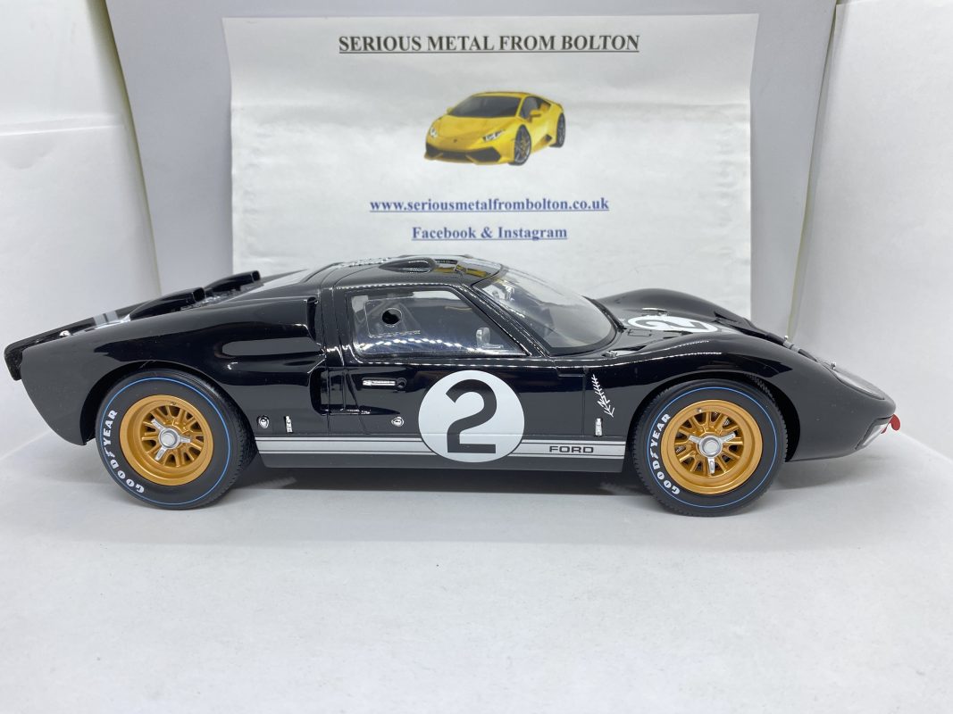 A boxed GMP Models 1:12 scale McLaren/Amon Ford GT40 Mk.II