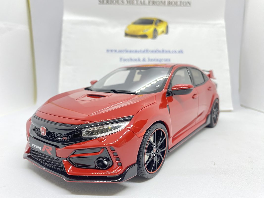 OTTO OT890 2020 HONDA CIVIC TYPE R GT FK8 EURO SPEC RALLY RED 1:18 ...