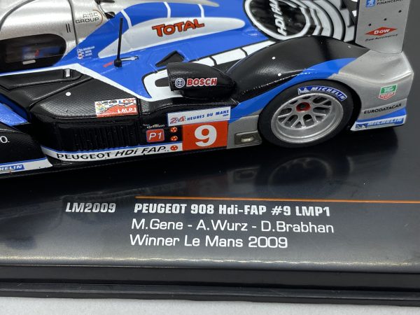 IXO PEUGEOT 908 HDI-FAP LMP1 #9 WINNER LE MANS 2009 - LM2009 1/43
