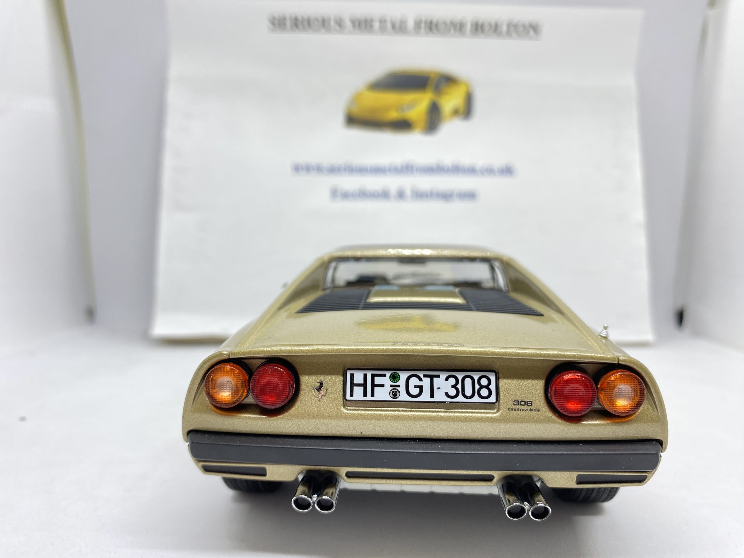 Norev 1:18 Ferrari 308 GTS ano de construção 1982 vermelho 187930