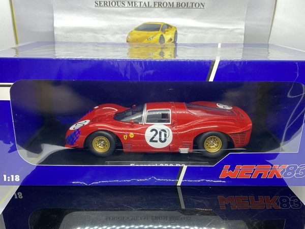 Maquette WERK Norev Ferrari 330 P3 Coupé #20 – 24h Le Mans 1966 – 1/18 – Prévente