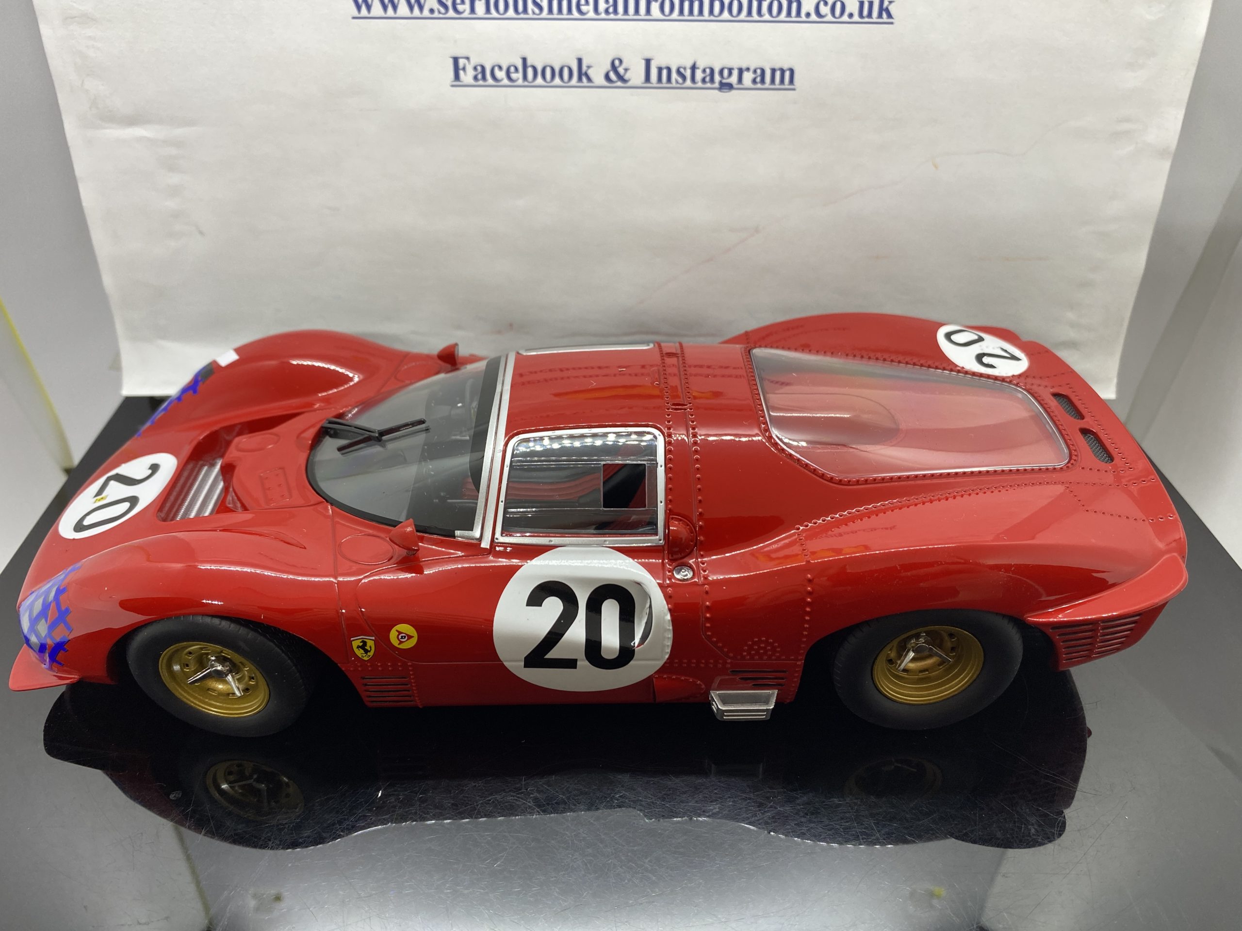 WERK83 W18022002 FERRARI 330 P3 COUPE LE MANS 1966 #20 SCARFIOTTI