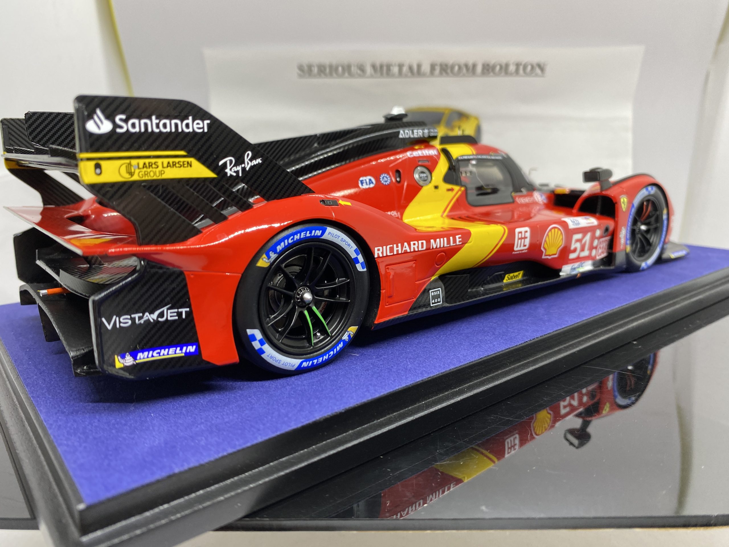 Look Smart 1:18 - Model Car -Ferrari 499P #51 AF Corse Winner 24H Le Mans 2023 Code Pt 51