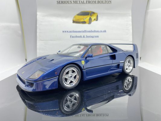 1:18 GT Spirit GT442 Ferrari F40 Competizione 2002 Nardo Gris/ Sièges Bleus